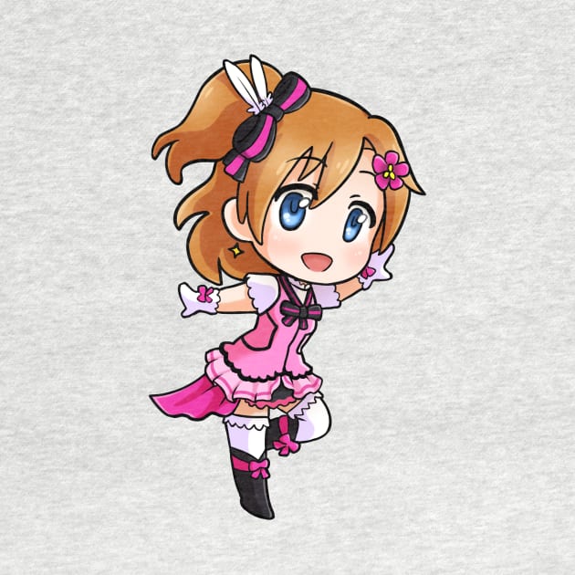 Honoka Kosaka chibi by koomalaama